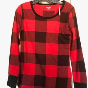 Old Nay Red Plaid Pajama Shirt - Small